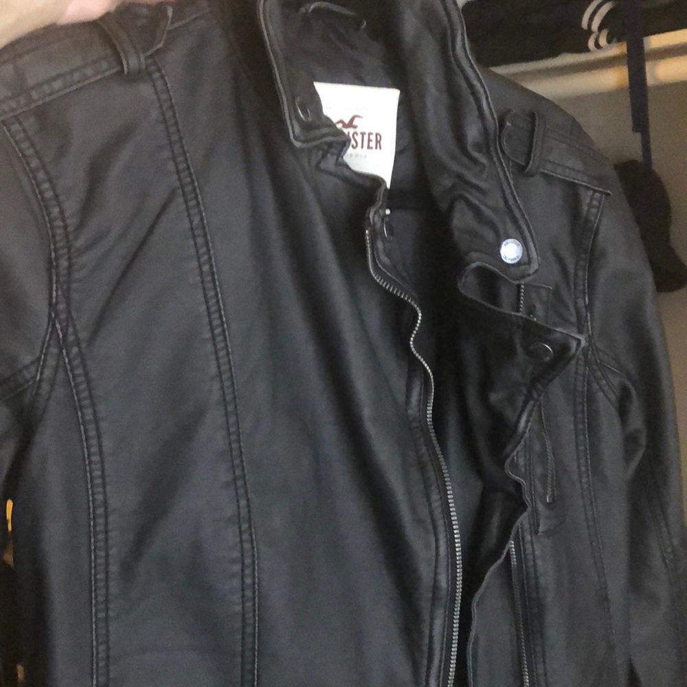 Hollister Women’s faux leather jacket